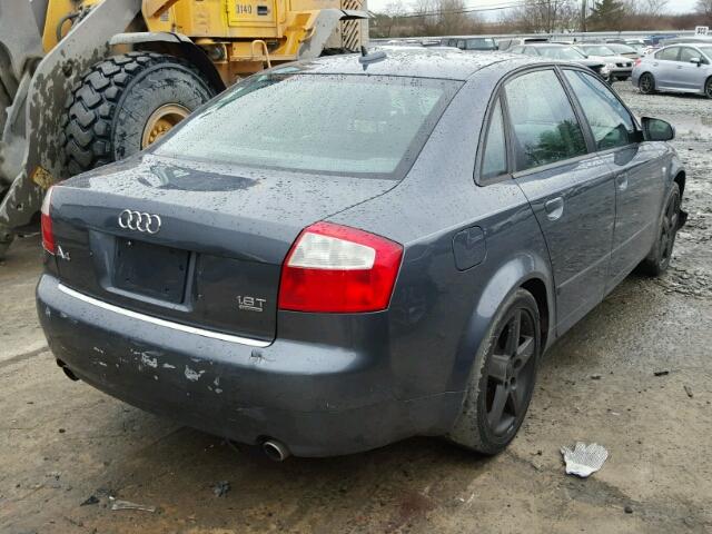 WAULC68E15A054848 - 2005 AUDI A4 1.8T QU GRAY photo 4