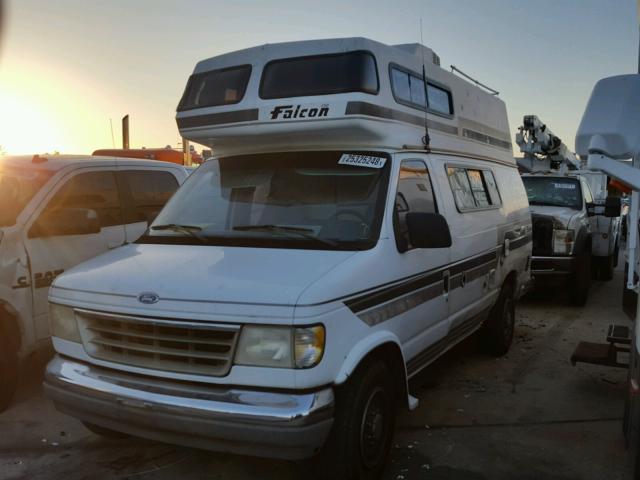 1FDGS24H5NHA13755 - 1992 FORD ECONOLINE WHITE photo 2