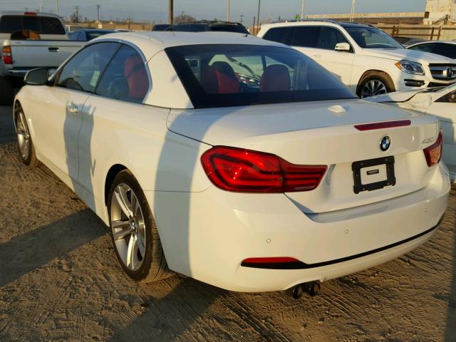 WBA4Z1C53JEC71742 - 2018 BMW 430I WHITE photo 3