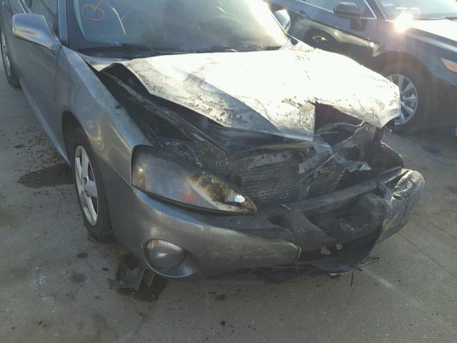 2G2WP542151303321 - 2005 PONTIAC GRAND PRIX GRAY photo 9