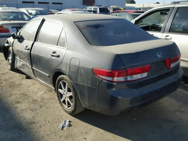 1HGCM66503A011233 - 2003 HONDA ACCORD EX BLACK photo 3