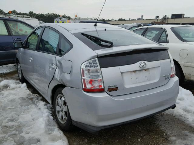 JTDKB20U973212440 - 2007 TOYOTA PRIUS SILVER photo 3