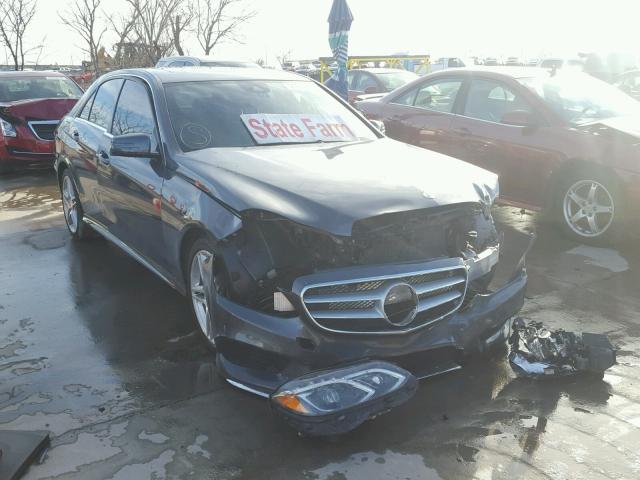 WDDHF5KB1EA846710 - 2014 MERCEDES-BENZ E 350 GRAY photo 1