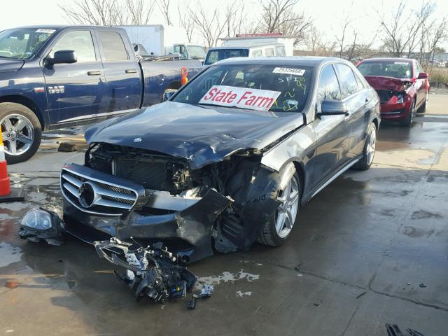 WDDHF5KB1EA846710 - 2014 MERCEDES-BENZ E 350 GRAY photo 2