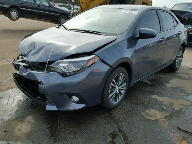 5YFBURHE0GP473169 - 2016 TOYOTA COROLLA GRAY photo 2