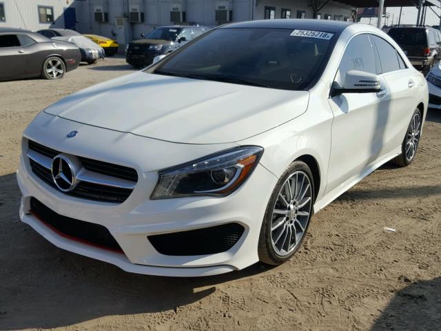 WDDSJ4EB0GN308229 - 2016 MERCEDES-BENZ CLA 250 WHITE photo 2