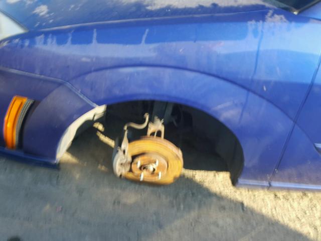 1FAHP34N36W171343 - 2006 FORD FOCUS ZX4 BLUE photo 9