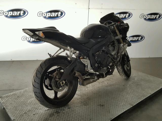 JS1GN7DA672100060 - 2007 SUZUKI GSX-R600 BLACK photo 4