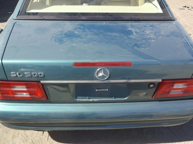 WDBFA68F9XF182208 - 1999 MERCEDES-BENZ SL 500 GREEN photo 6