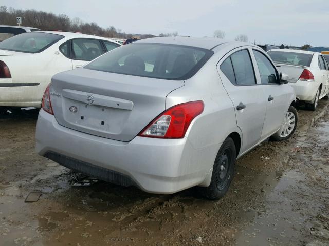 3N1CN7AP4GL892224 - 2016 NISSAN VERSA S SILVER photo 4