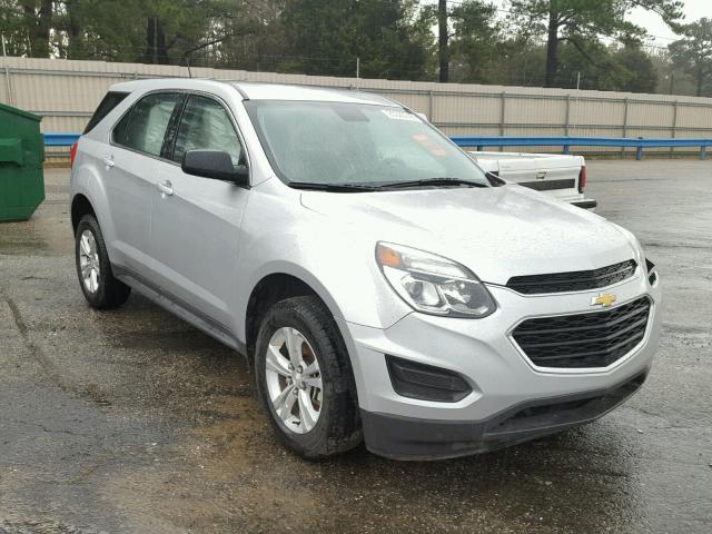 2GNALBEK3H1507192 - 2017 CHEVROLET EQUINOX LS SILVER photo 1