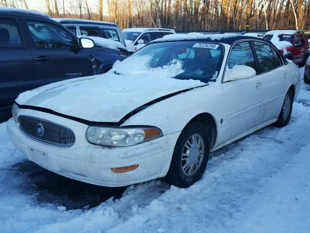 1G4HP54K724138004 - 2002 BUICK LESABRE CU WHITE photo 2