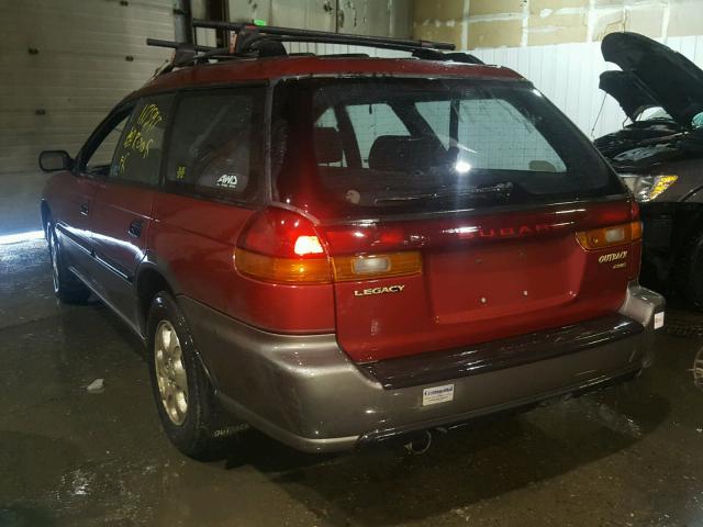 4S3BG6859W7625374 - 1998 SUBARU LEGACY 30T BURGUNDY photo 3