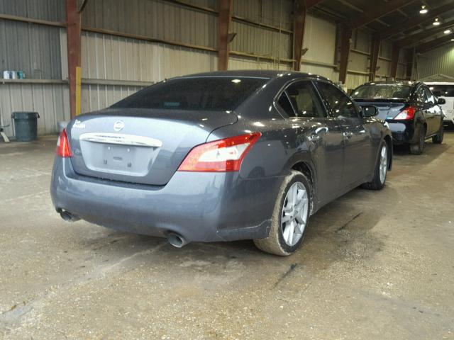 1N4AA51E79C843669 - 2009 NISSAN MAXIMA S GRAY photo 4