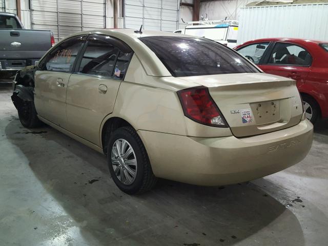 1G8AJ55F17Z131532 - 2007 SATURN ION LEVEL GOLD photo 3