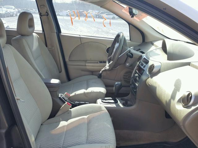 1G8AJ55F17Z131532 - 2007 SATURN ION LEVEL GOLD photo 5