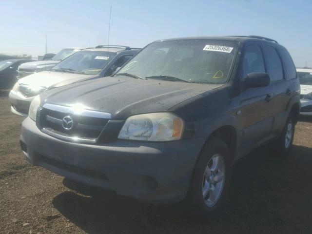 4F2YZ02Z25KM21878 - 2005 MAZDA TRIBUTE I BLACK photo 2