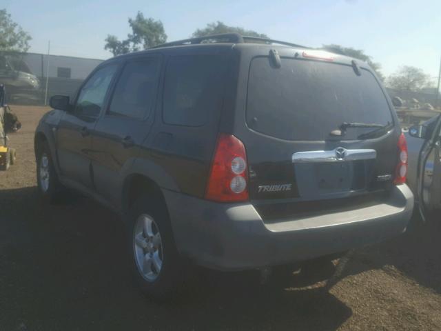 4F2YZ02Z25KM21878 - 2005 MAZDA TRIBUTE I BLACK photo 3