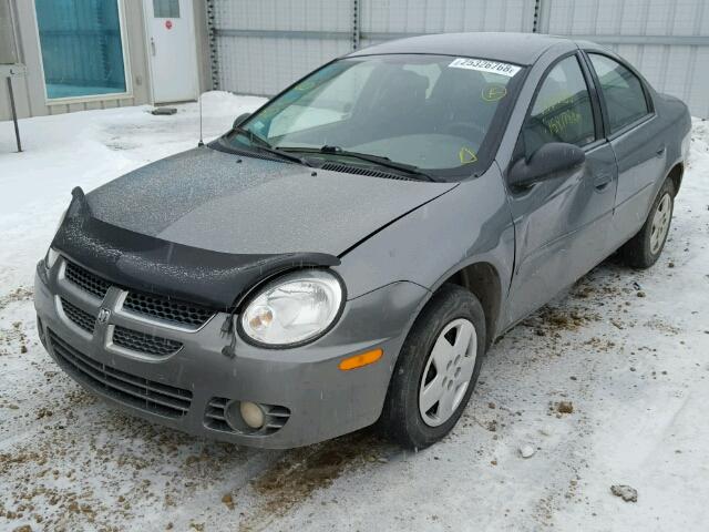 1B3ES46C85D241847 - 2005 DODGE NEON SX 2. GRAY photo 2