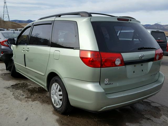 5TDZA23C36S459941 - 2006 TOYOTA SIENNA CE GREEN photo 3