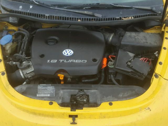 3VWCD21C0YM483162 - 2000 VOLKSWAGEN NEW BEETLE YELLOW photo 7