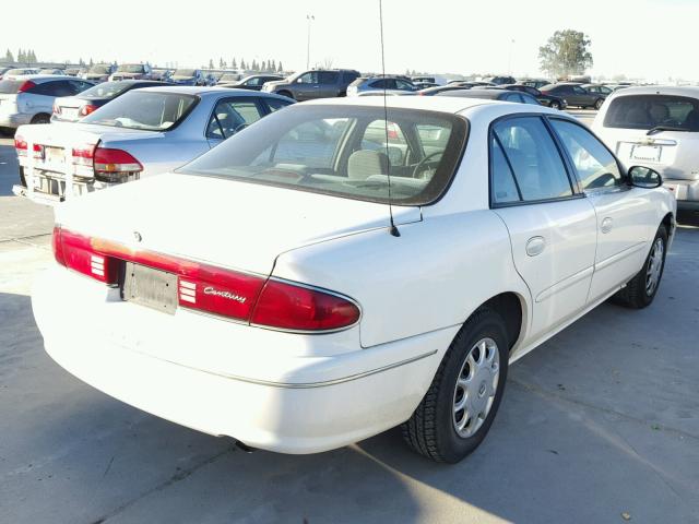 2G4WS52JX31108217 - 2003 BUICK CENTURY CU WHITE photo 4