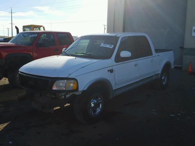 1FTRW07L21KD56039 - 2001 FORD F150 SUPER WHITE photo 2