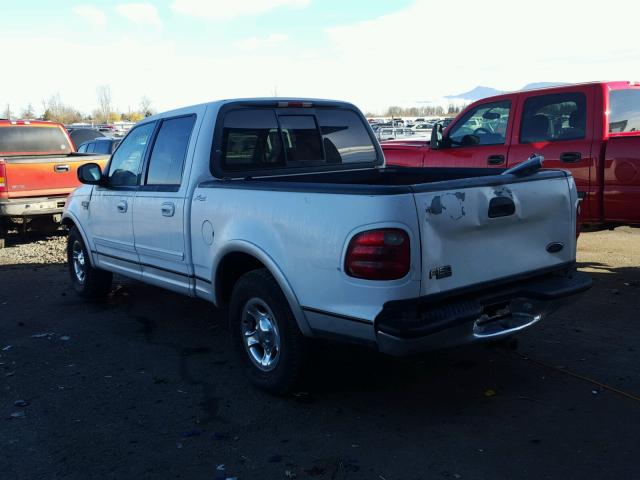 1FTRW07L21KD56039 - 2001 FORD F150 SUPER WHITE photo 3