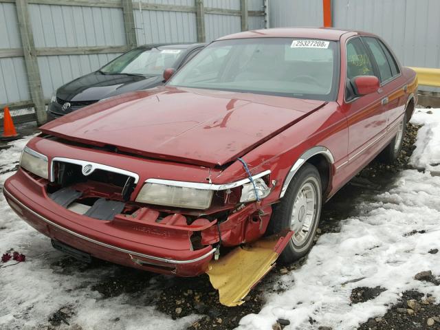 2MELM75WXVX639999 - 1997 MERCURY GRAND MARQ RED photo 2