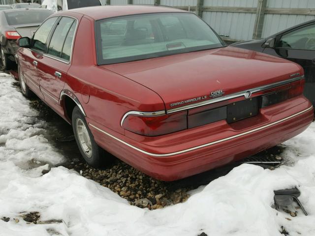 2MELM75WXVX639999 - 1997 MERCURY GRAND MARQ RED photo 3