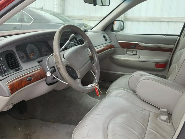 2MELM75WXVX639999 - 1997 MERCURY GRAND MARQ RED photo 5