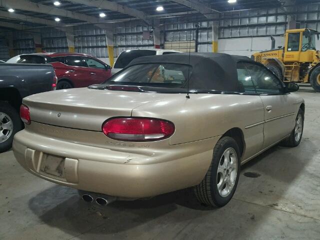 3C3EL55H1YT241027 - 2000 CHRYSLER SEBRING JX GOLD photo 4