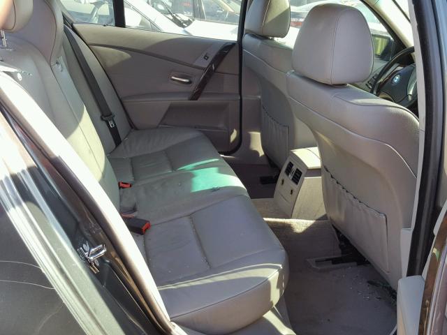 WBANB33504B113446 - 2004 BMW 545 I GRAY photo 6