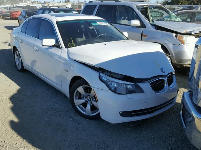 WBANU53538CT16692 - 2008 BMW 528 I WHITE photo 1