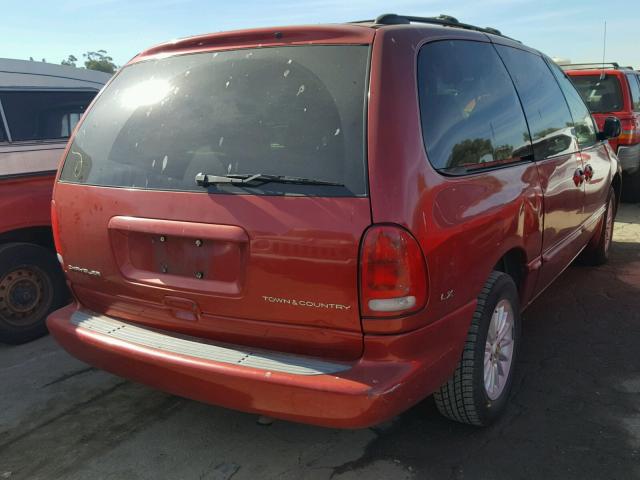 1C4GP44R9YB744948 - 2000 CHRYSLER TOWN & COU RED photo 4