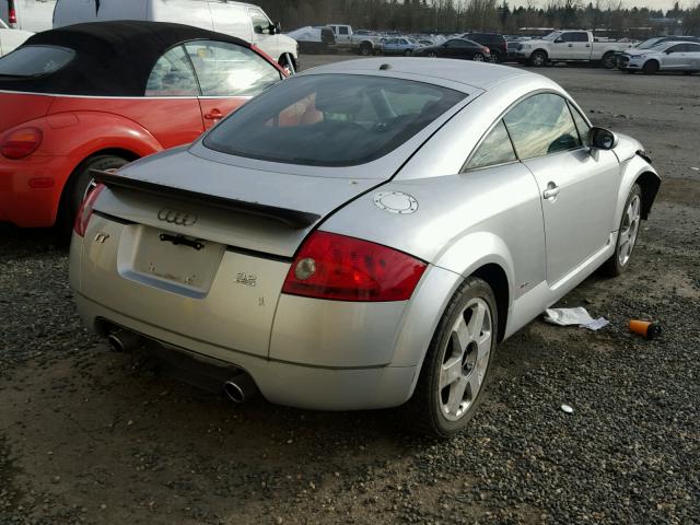 TRUWF28N641016309 - 2004 AUDI TT 3.2 QUA SILVER photo 4