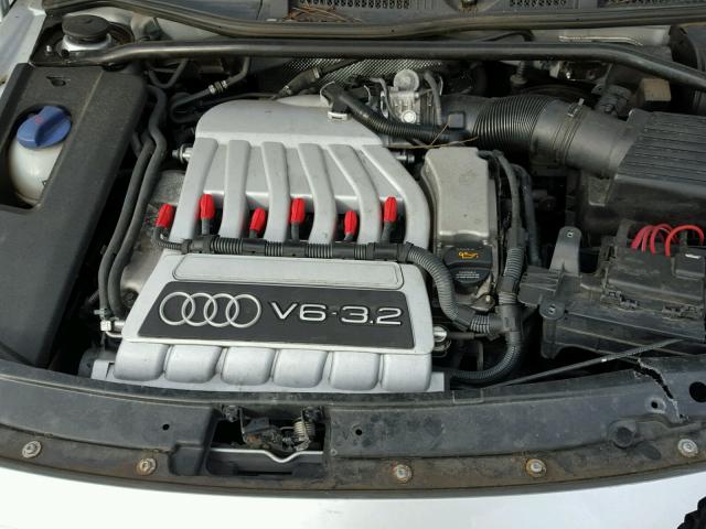 TRUWF28N641016309 - 2004 AUDI TT 3.2 QUA SILVER photo 7