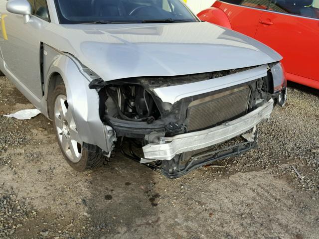 TRUWF28N641016309 - 2004 AUDI TT 3.2 QUA SILVER photo 9