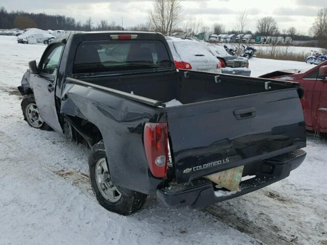 1GCCS149588157803 - 2008 CHEVROLET COLORADO BLACK photo 3