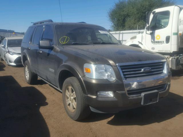 1FMEU73E98UA59266 - 2008 FORD EXPLORER X BROWN photo 1