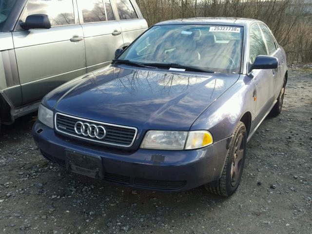 WAUEA88D1TA268642 - 1996 AUDI A4 QUATTRO BLUE photo 2