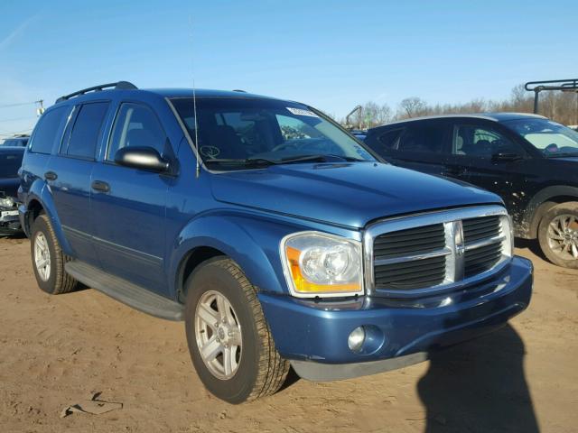 1D4HB48NX5F601878 - 2005 DODGE DURANGO SL BLUE photo 1