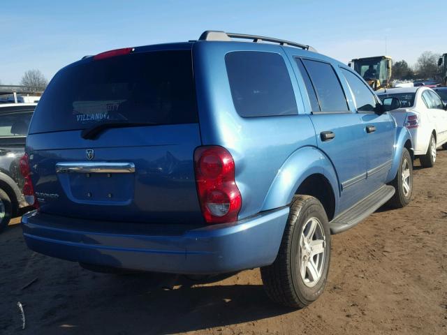 1D4HB48NX5F601878 - 2005 DODGE DURANGO SL BLUE photo 4