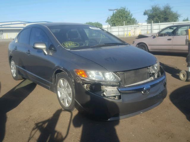 JHMFA16506S001290 - 2006 HONDA CIVIC LX GRAY photo 1