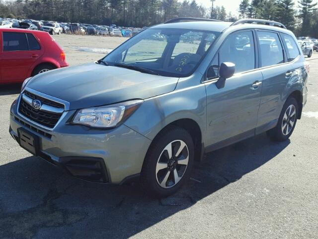 JF2SJABC2HH446460 - 2017 SUBARU FORESTER 2 GREEN photo 2