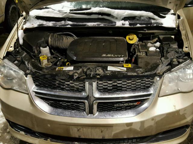 2C4RDGBG5ER167739 - 2014 DODGE GRAND CARA GOLD photo 7