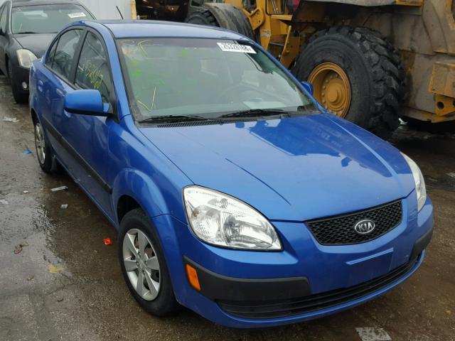 KNADE223196515604 - 2009 KIA RIO BASE BLUE photo 1