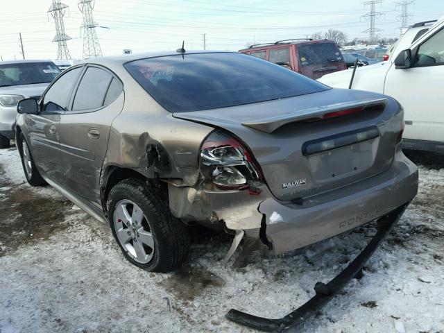 2G2WP552871222687 - 2007 PONTIAC GRAND PRIX BROWN photo 3