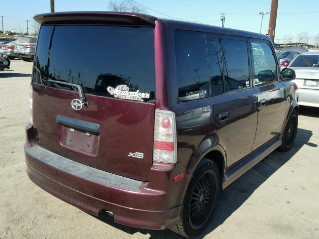 JTLKT324964053299 - 2006 TOYOTA SCION BURGUNDY photo 4