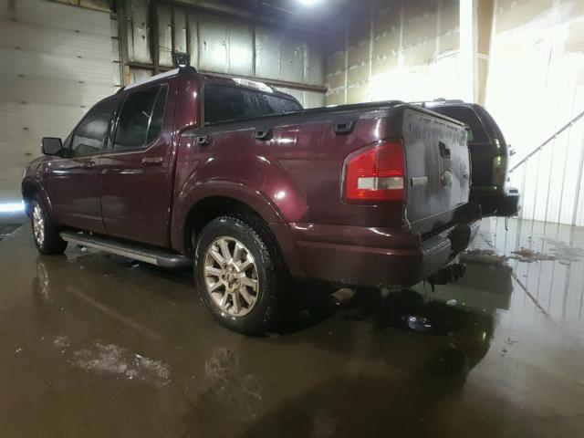 1FMEU53887UA24618 - 2007 FORD EXPLORER S MAROON photo 3